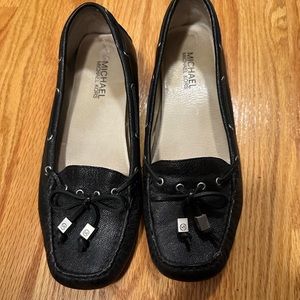 Michael Kors Black Penny Loafers